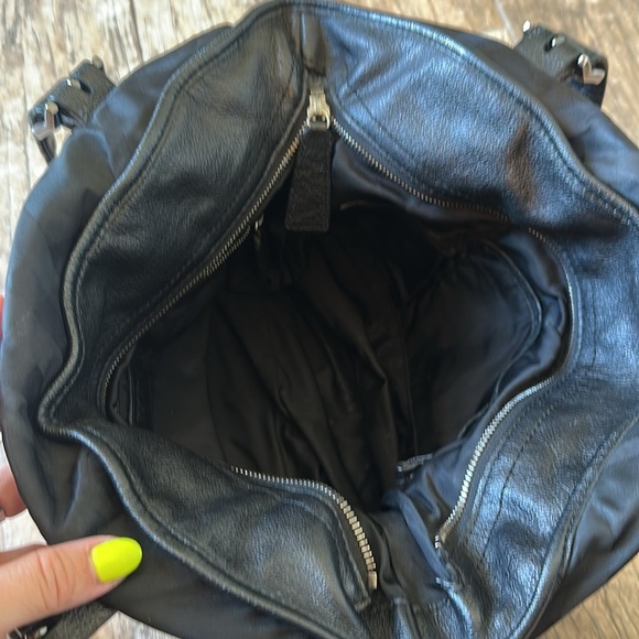 Burberry shoulder tote crossbody bag black slouch bag needs TLC Project - Picture 8 of 11